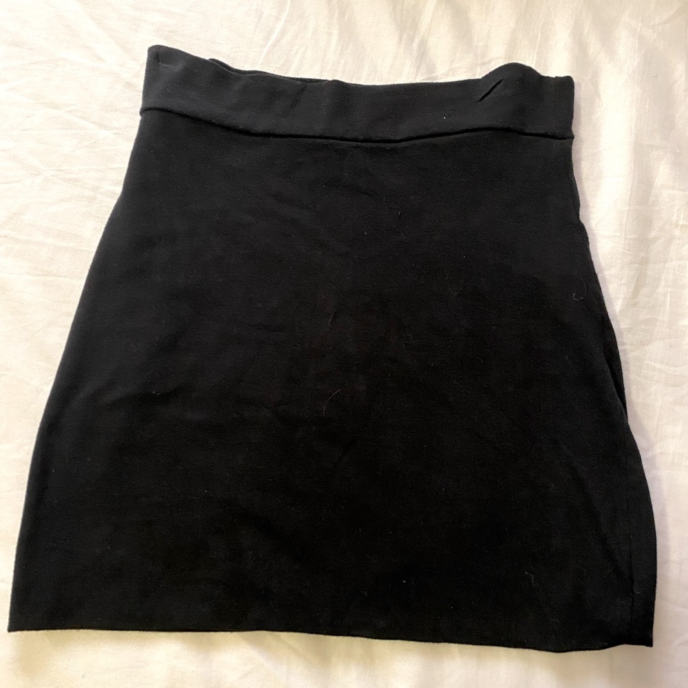 Mini black skirt